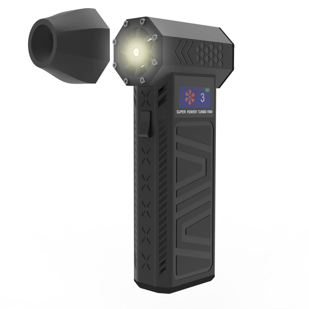 130000RPM Compressed Air Duster, Vacuum cleaner, Violent Turbofan, High Speed Boosting Hurricane Vacuum Cleaner, Handheld Wireless Mini Portable Electric Fan