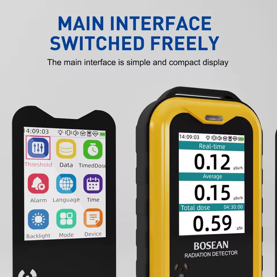 FS5000 Geiger counter Nuclear Radiation Detector X-ray Beta Gamma Radioactivity detector for Nuclear wastewater for PC software