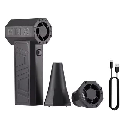 130000RPM Mini Fan Electric Air Duster Adjustable wind speed Portable Turbo Violent Blower Rechargeable Car Cleaning